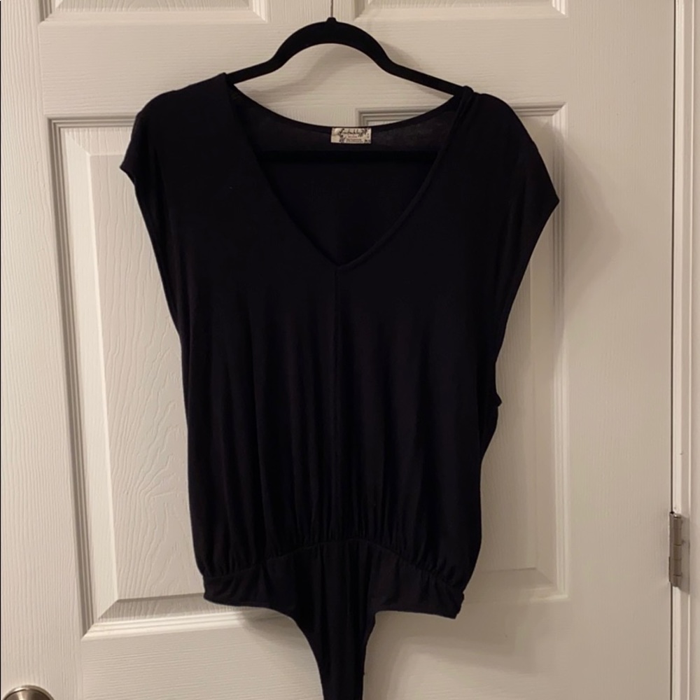 Free people black bodysuit